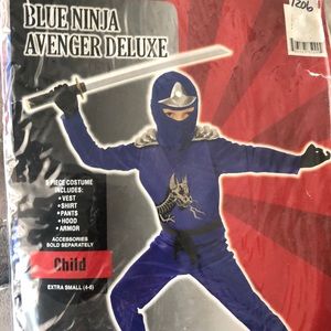Blue Ninja Child Costume